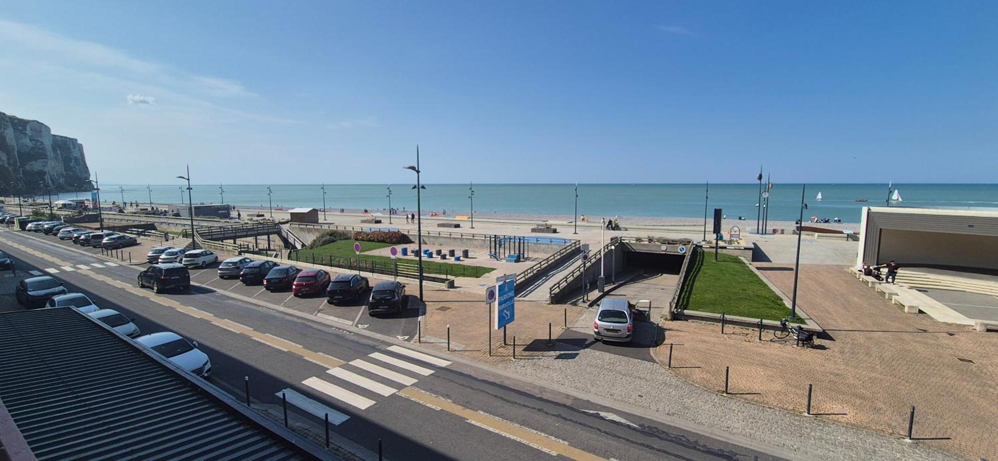 Residence Du Bord De Mer 9 Appartements Avec Une Vraie Vue Mer Le Tréport Dış mekan fotoğraf