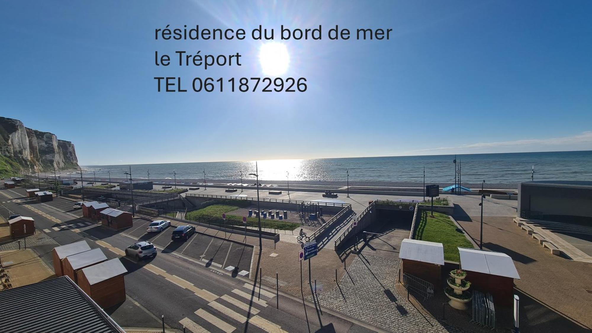 Residence Du Bord De Mer 9 Appartements Avec Une Vraie Vue Mer Le Tréport Dış mekan fotoğraf
