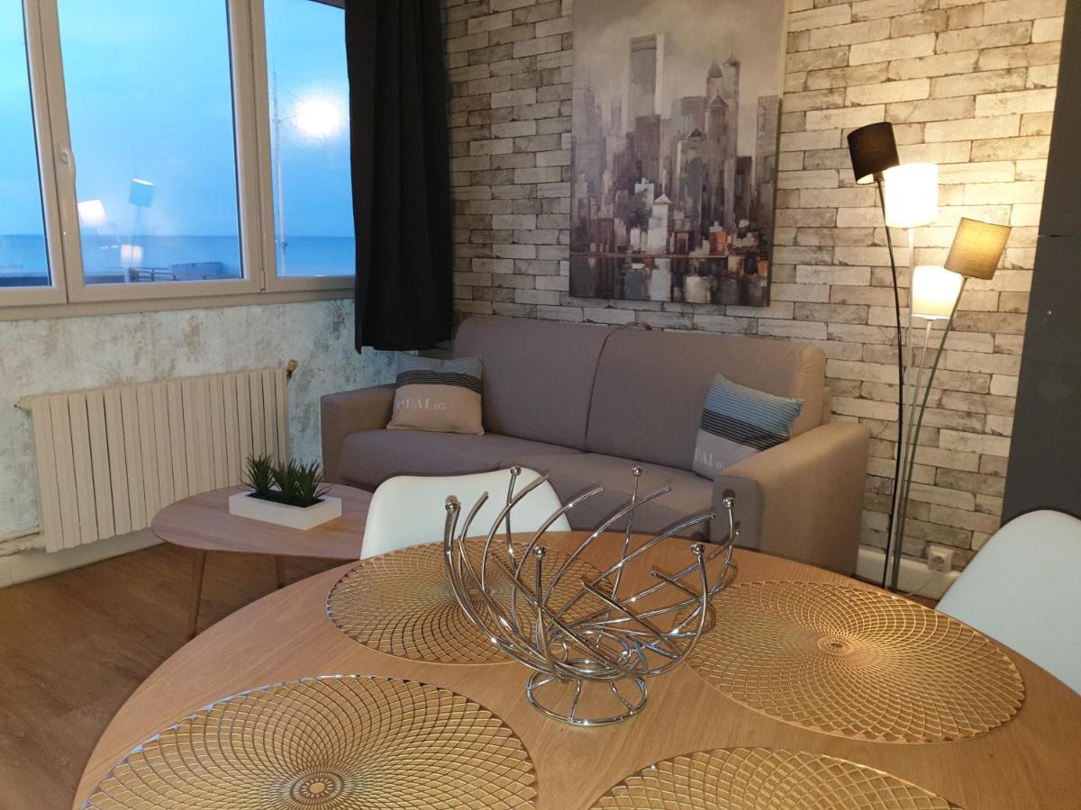 Residence Du Bord De Mer 9 Appartements Avec Une Vraie Vue Mer Le Tréport Dış mekan fotoğraf
